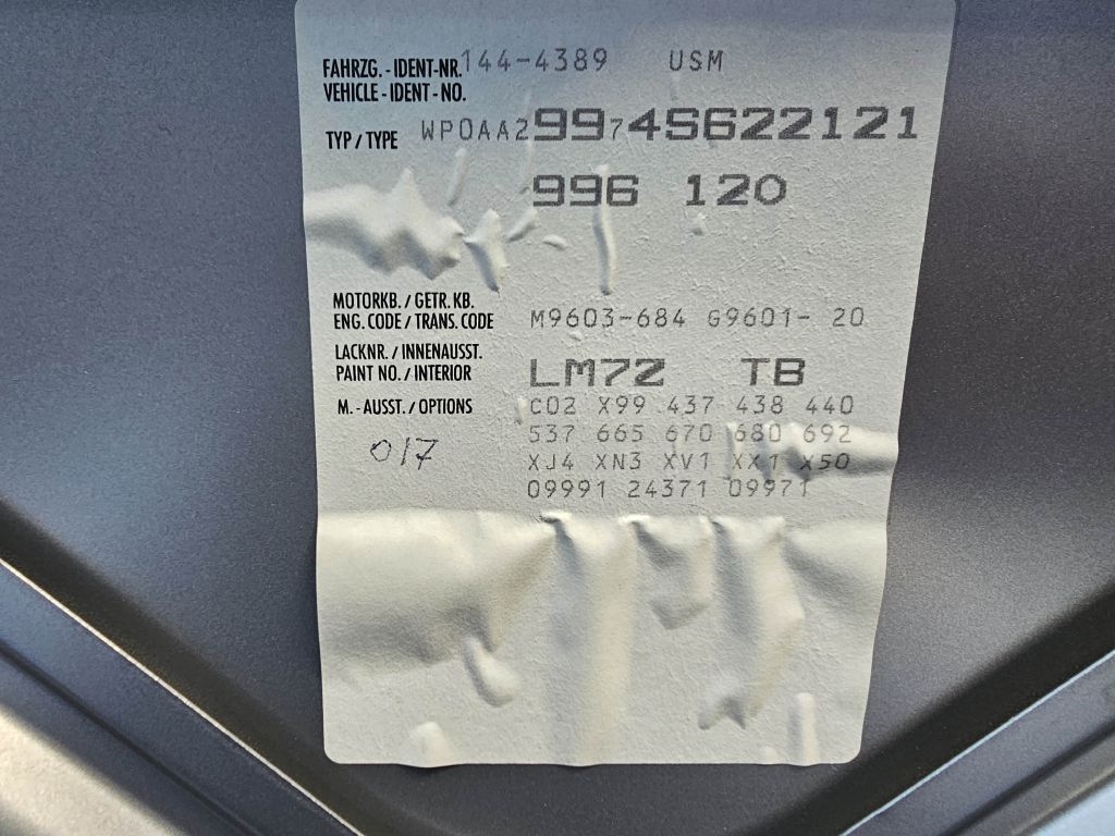 Porsche 911 Carrera 40th Anniversary Edition 2004