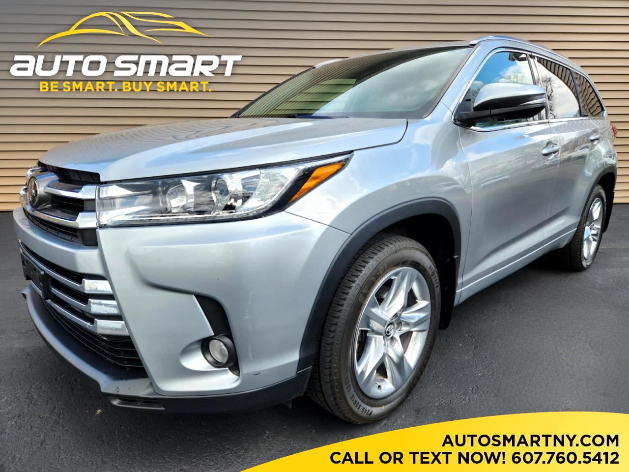 Used 2017 Toyota Highlander Limited AWD V6 for Sale in Binghamton NY