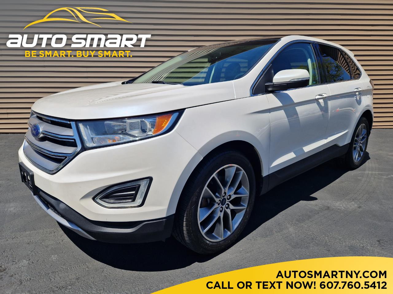 Used 2016 Ford Edge Titanium AWD for Sale in Binghamton NY 13905 Auto Smart, LLC