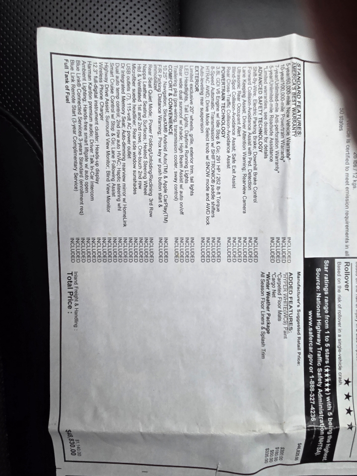 Hyundai Palisade Limited AWD 2020