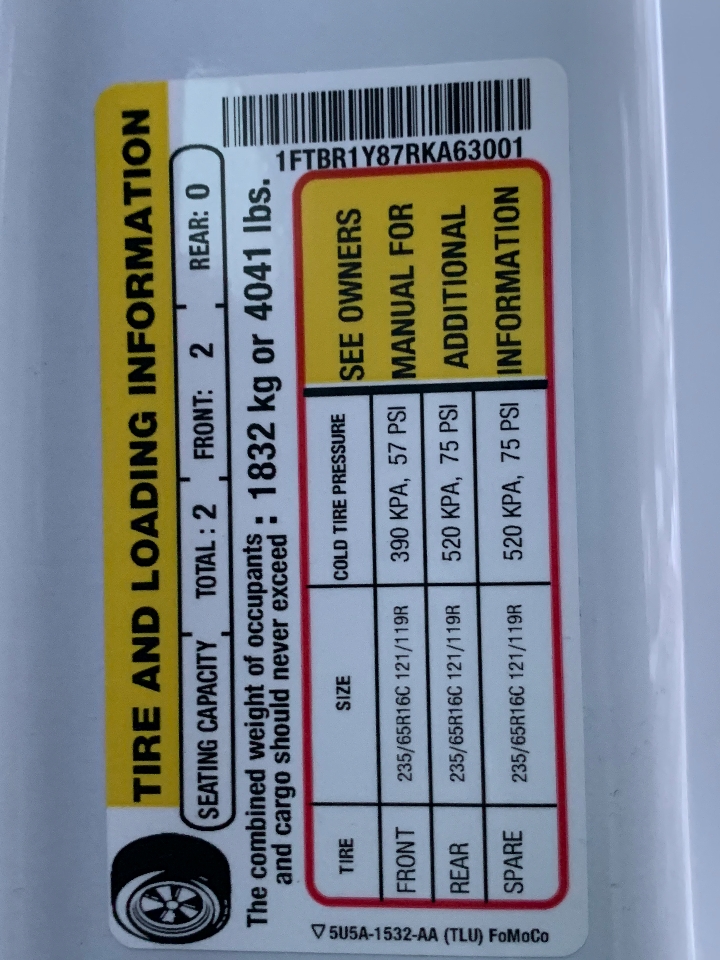 Ford Transit Cargo Van T-250 130" Low Rf 9070 GVWR RWD 2024