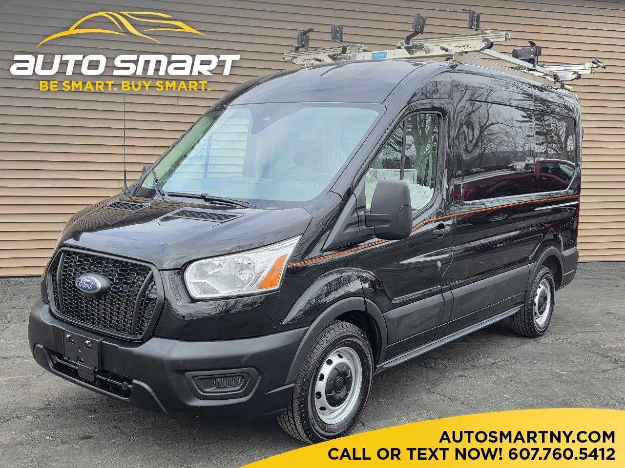 2021 Ford Transit Cargo Van T-150 130" Med Rf 8670 GVWR RWD