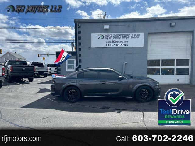 Gray 2021 Dodge Charger SRT Hellcat Widebody RWD Sedan Rear-Wheel Drive Automatic