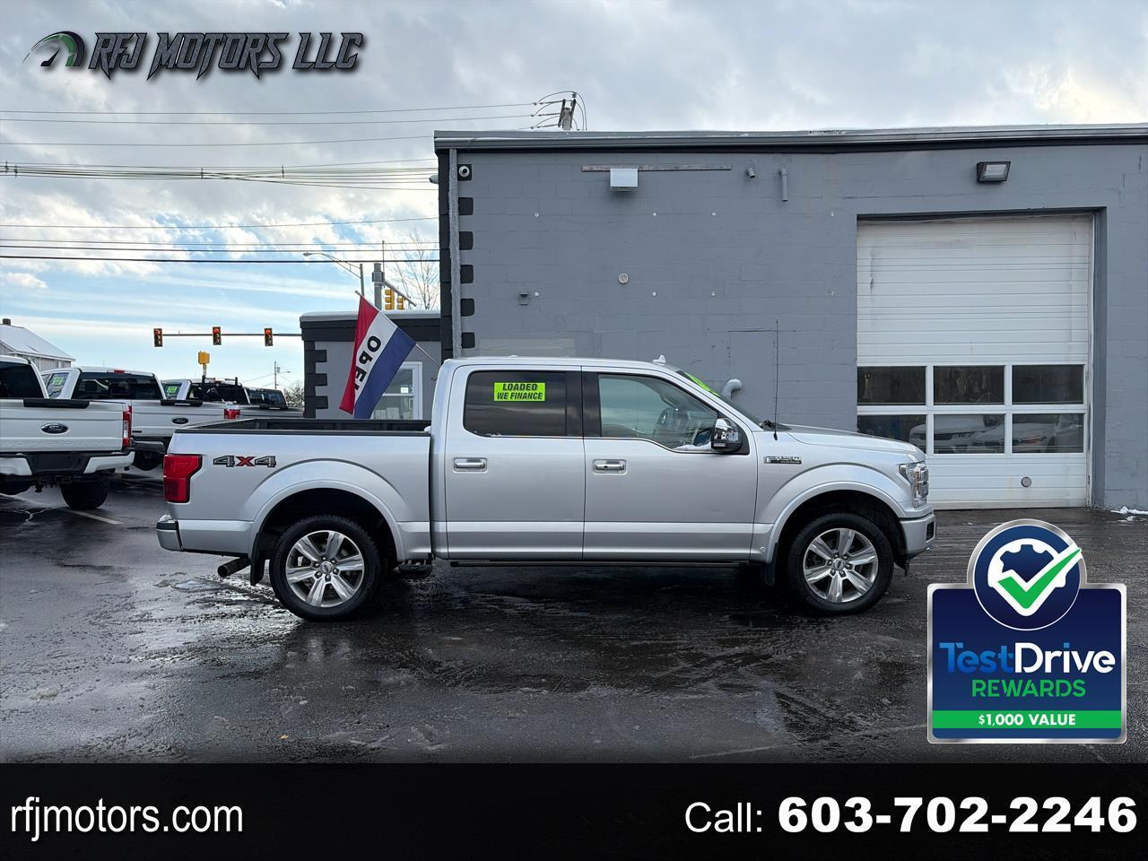 Ford F-150 Platinum SuperCrew 5.5-ft. Bed 4WD 2018