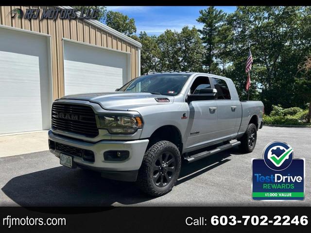 Silver 2021 RAM 2500 Big Horn Mega Cab 4WD Pickup Truck Four-Wheel Drive Automatic