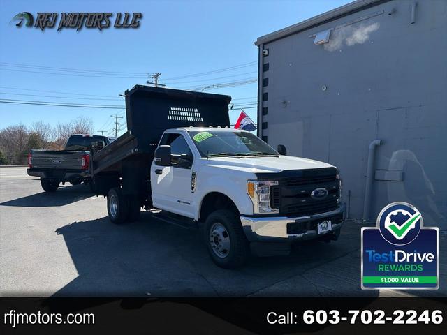 White 2017 Ford F-350 Super Duty Chassis XL DRW 4WD Pickup Truck Four-Wheel Drive Automatic
