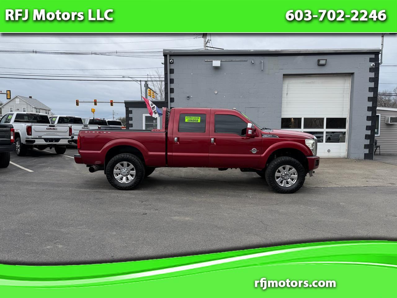 2014 Ford F-350 SD Platinum Crew Cab 4WD