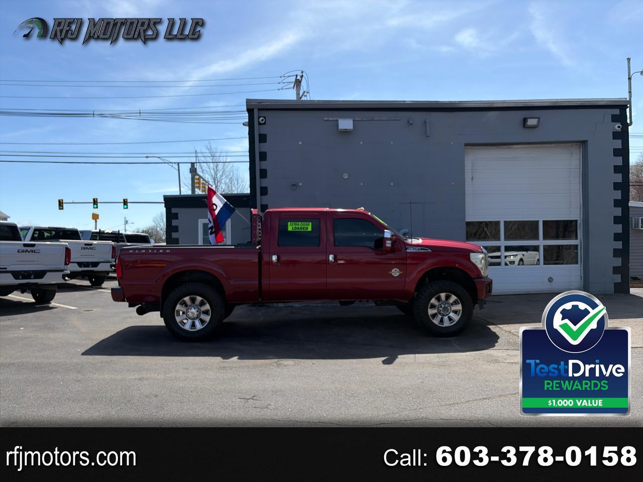 2014 Ford F-350 SD Platinum Crew Cab 4WD