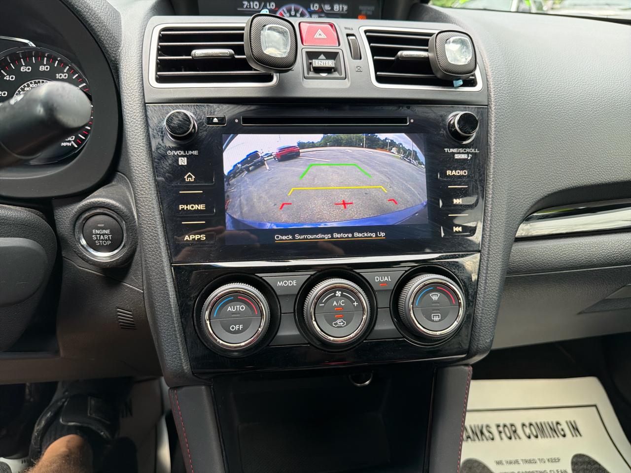 Subaru WRX Premium Manual 2020