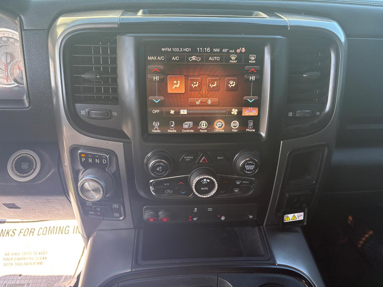 RAM 1500 Sport 4x4 Crew Cab 5'7" Box 2017