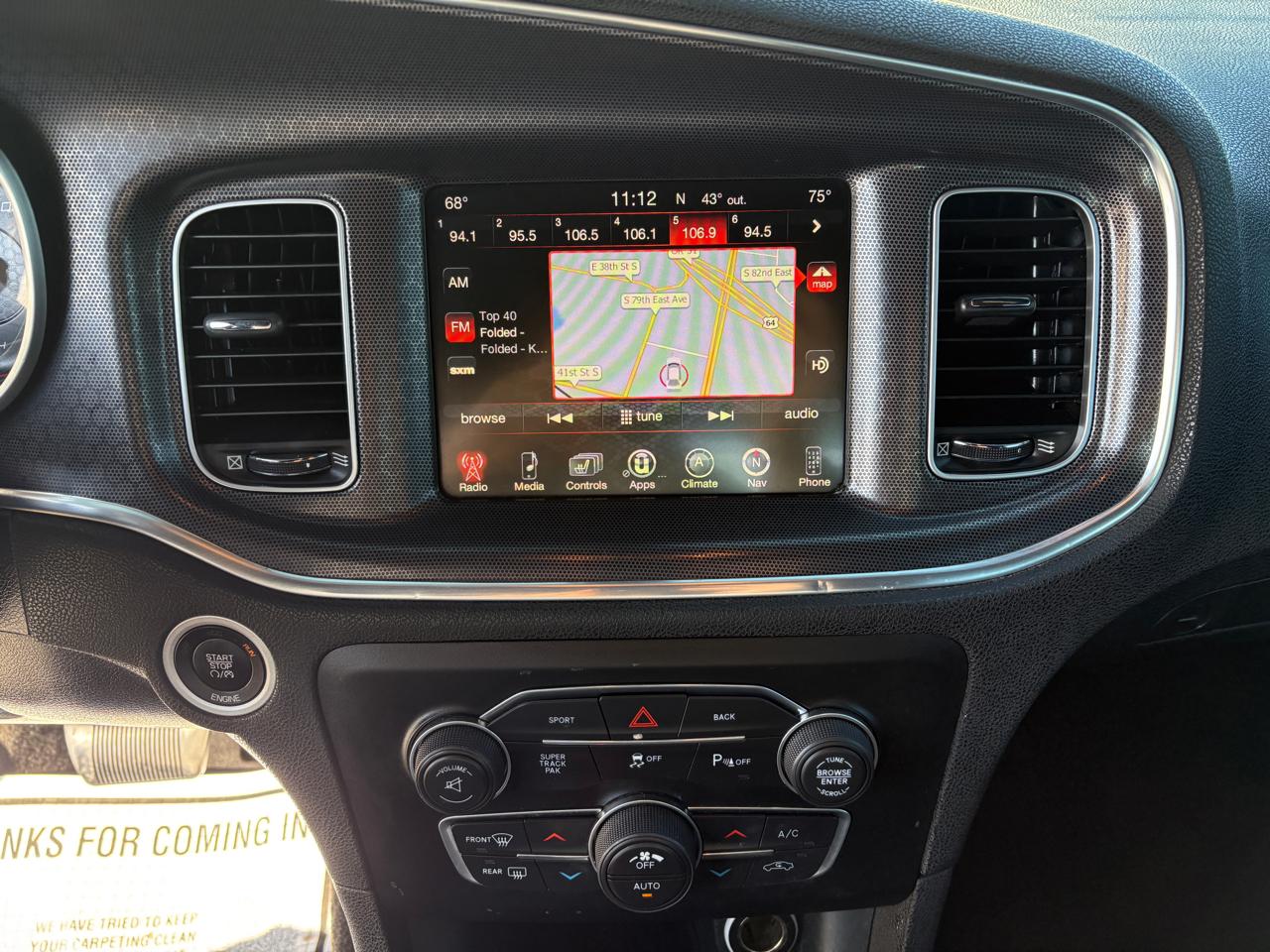 Dodge Charger 4dr Sdn Road/Track RWD 2016