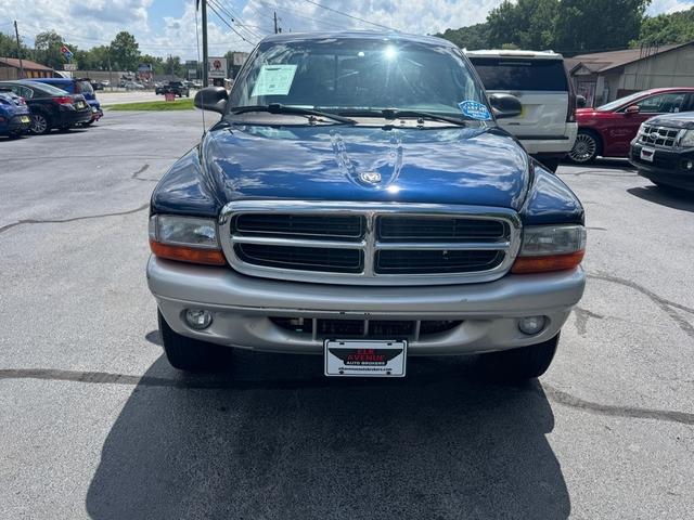 Blue 2003 Dodge Dakota Pickup Truck Four-Wheel Drive Automatic