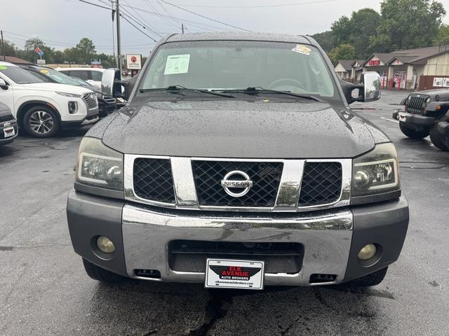 Gray 2007 Nissan Titan Pickup Truck Four-Wheel Drive Automatic