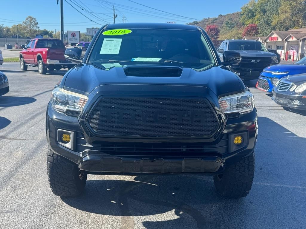 Black 2016 Toyota Tacoma Pickup Truck Four-Wheel Drive Manual