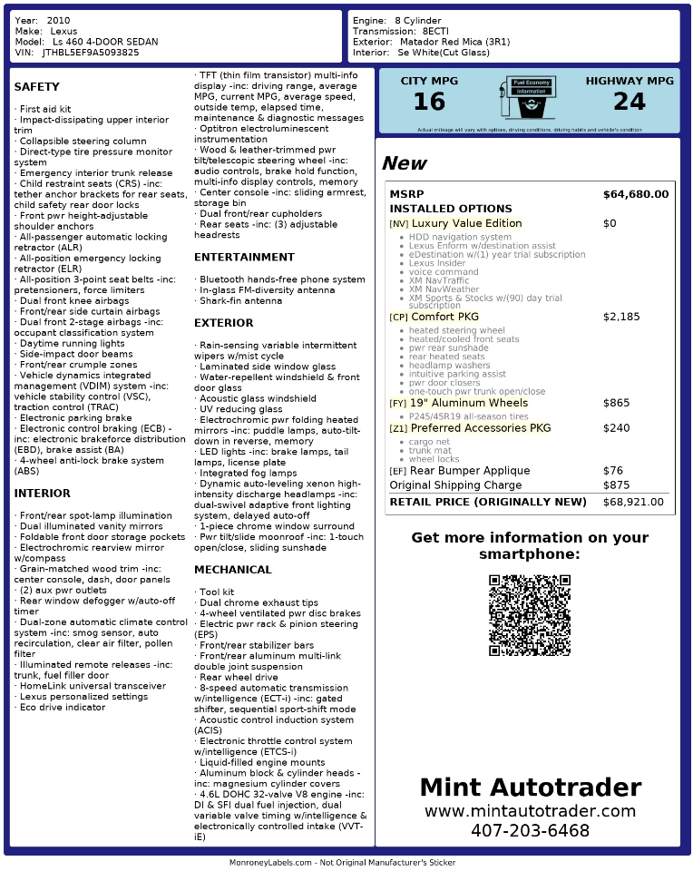 Lexus LS 460  2010 Lexus LS 460  2010