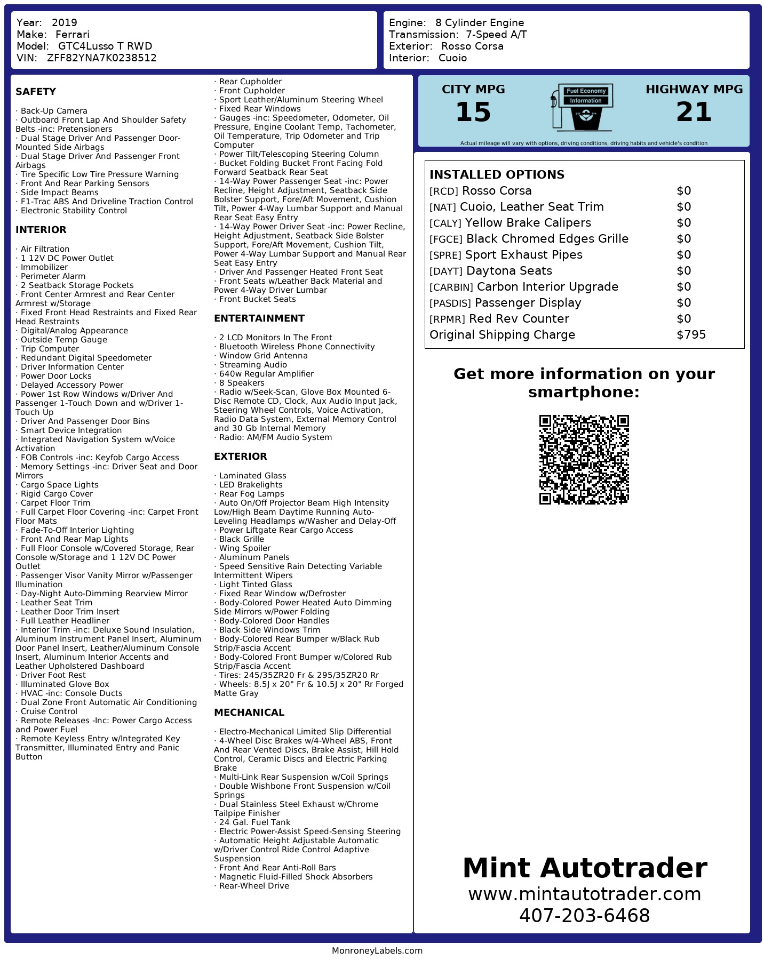 Ferrari GTC4Lusso  2019