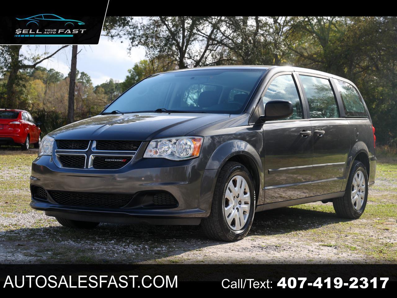 2015 Dodge Grand Caravan SE AVP 121.2'' WB 4DR MINIVAN