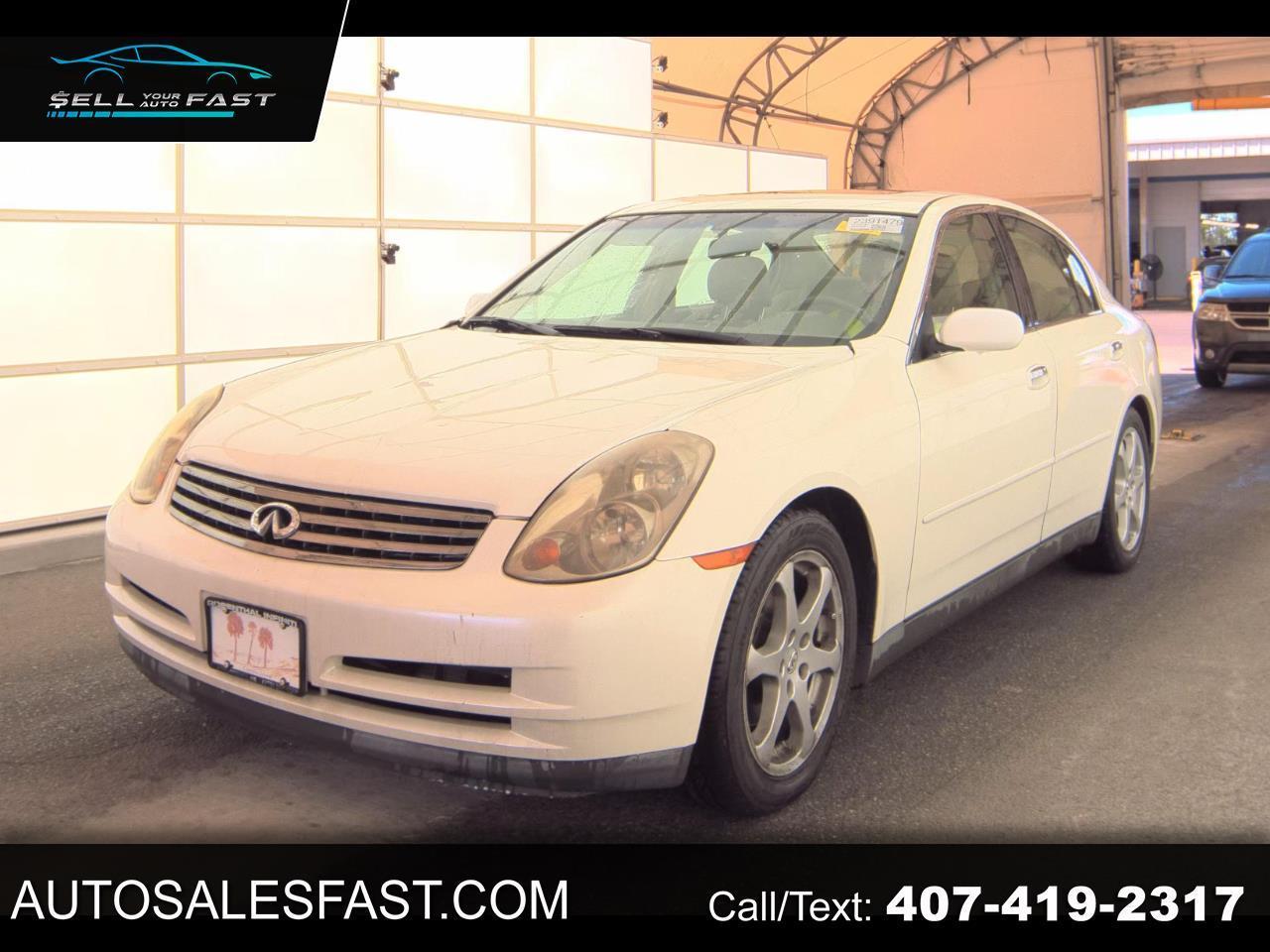 2003 INFINITI G35 Sedan RWD with Leather