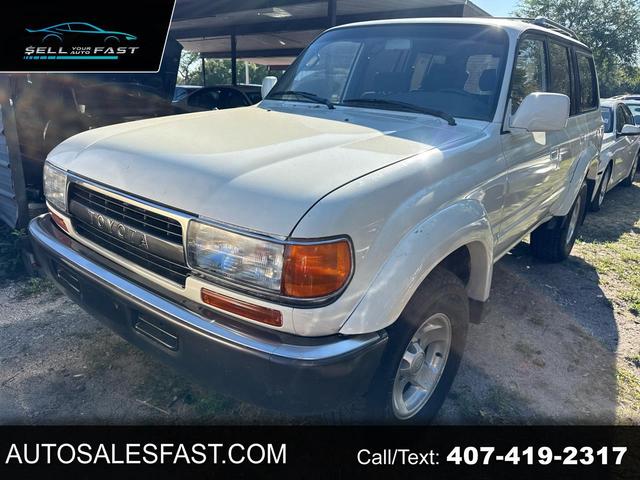 White 1993 Toyota Land Cruiser 4WD SUV / Crossover All-Wheel Drive Automatic