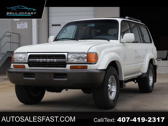 White 1993 Toyota Land Cruiser 4WD SUV / Crossover All-Wheel Drive Automatic