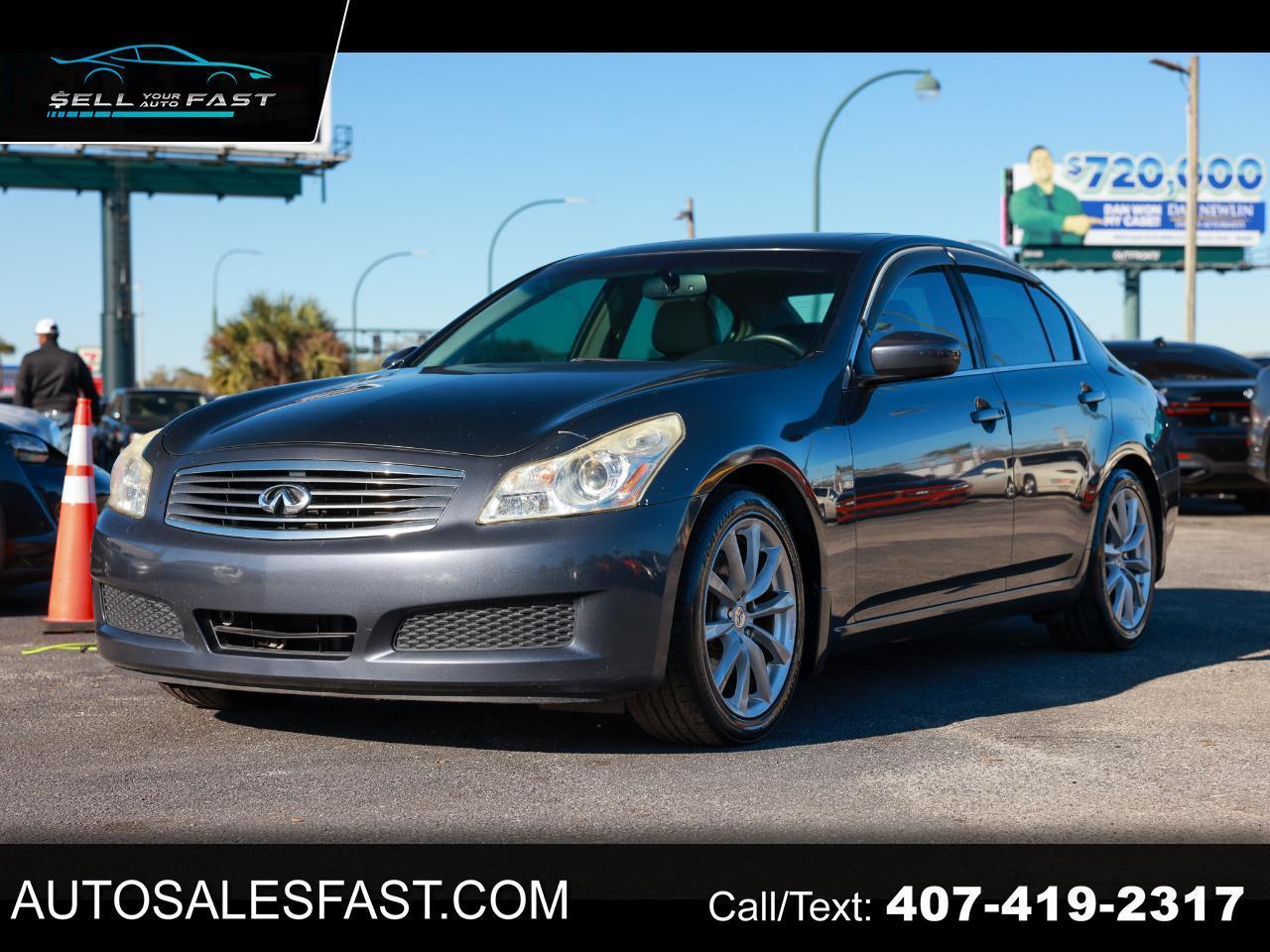 2009 INFINITI G37 Journey Sedan RWD