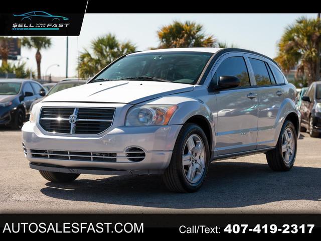 Silver 2009 Dodge Caliber SXT FWD Hatchback Front-Wheel Drive Automatic
