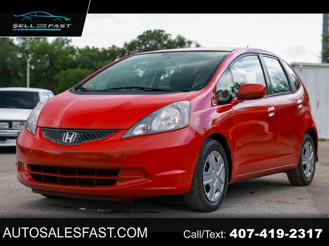 Red 2013 Honda Fit Base Hatchback Front-Wheel Drive Automatic