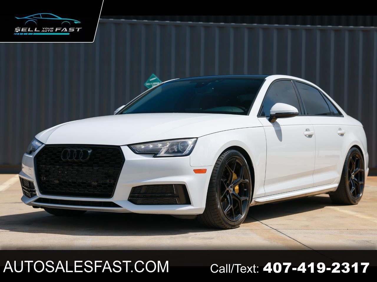 2018 Audi A4 2.0T QUATTRO PREMIUM Sedan 4 Dr