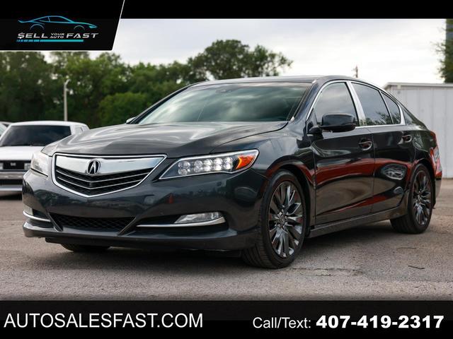Gray 2017 Acura RLX FWD with Advance Package Sedan Front-Wheel Drive Automatic