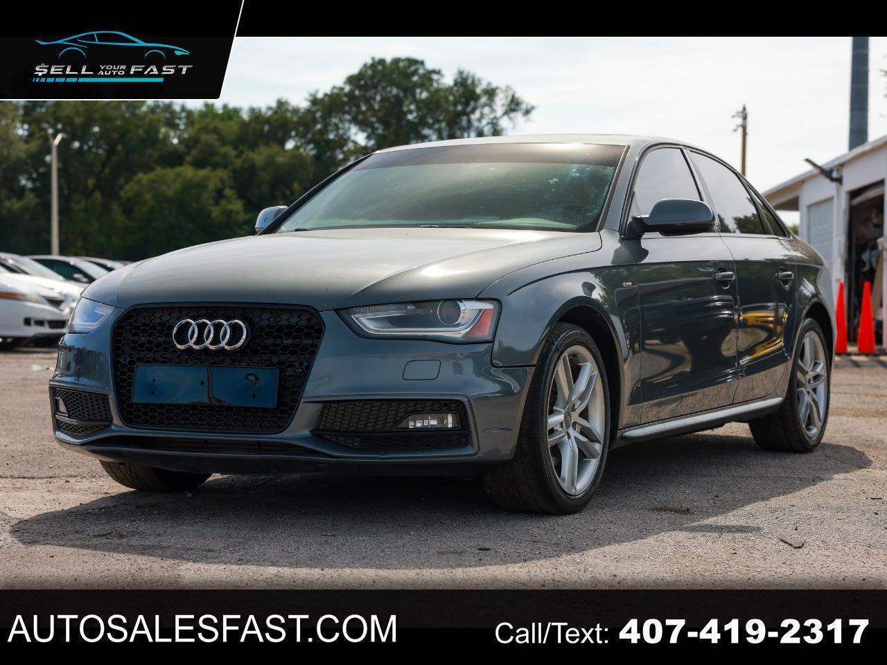 2016 Audi A4 2.0T QUATTRO PREMIUM 4DR SEDAN
