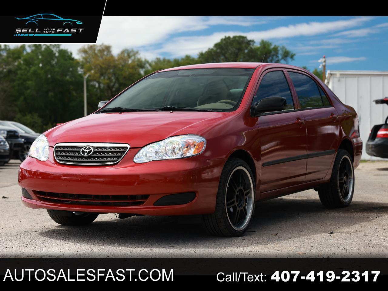 2005 Toyota Corolla CE 4DR SEDAN