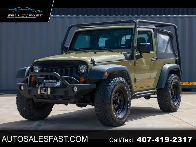 Green 2013 Jeep Wrangler Sport 4WD SUV / Crossover Four-Wheel Drive Manual