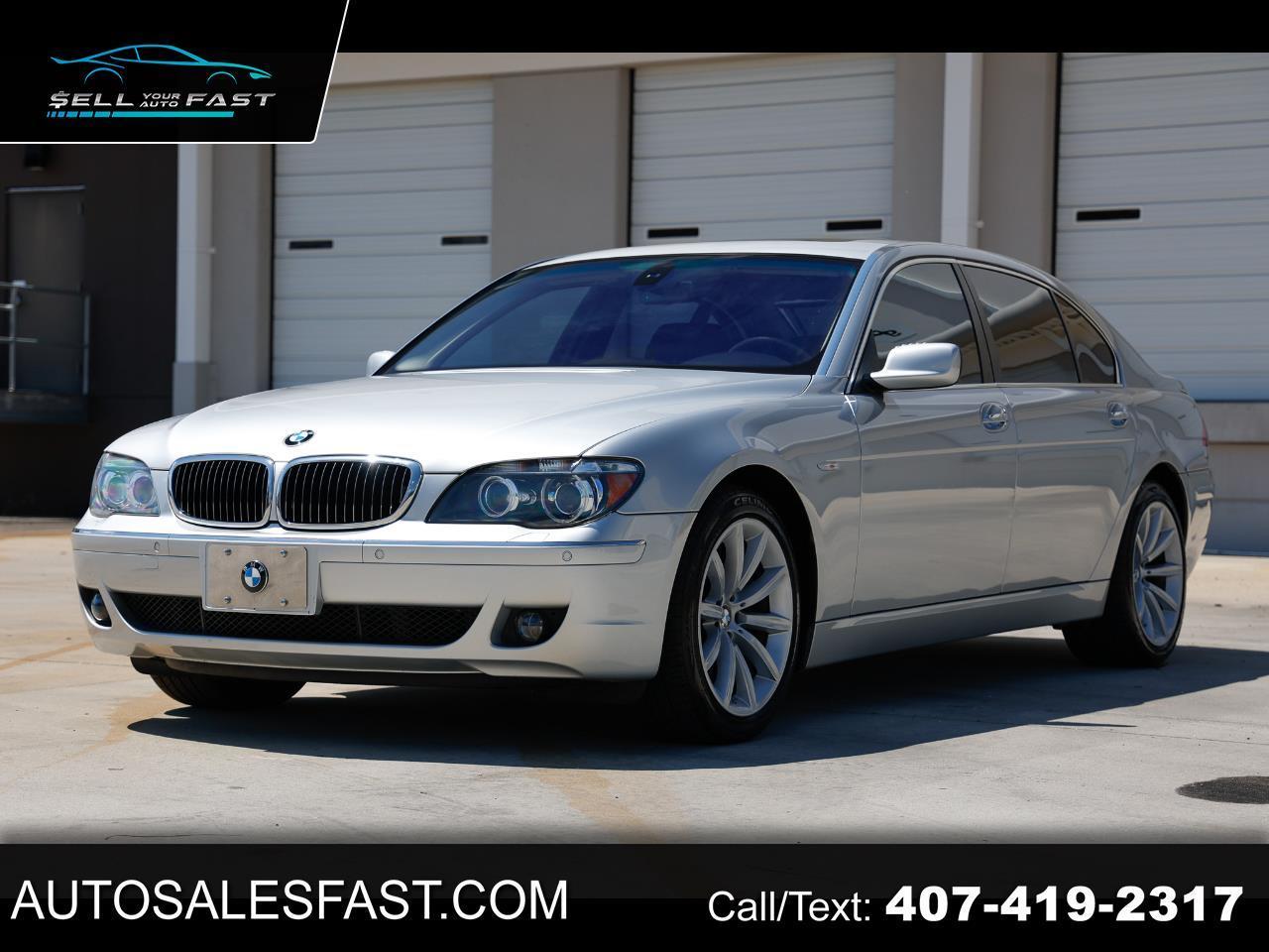 2008 BMW 750Li 4.8L V8 4DR SEDAN RWD