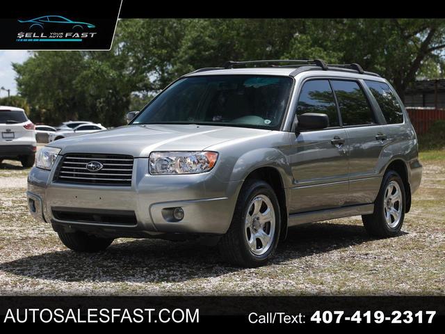 Silver 2007 Subaru Forester 2.5 X SUV / Crossover All-Wheel Drive Automatic