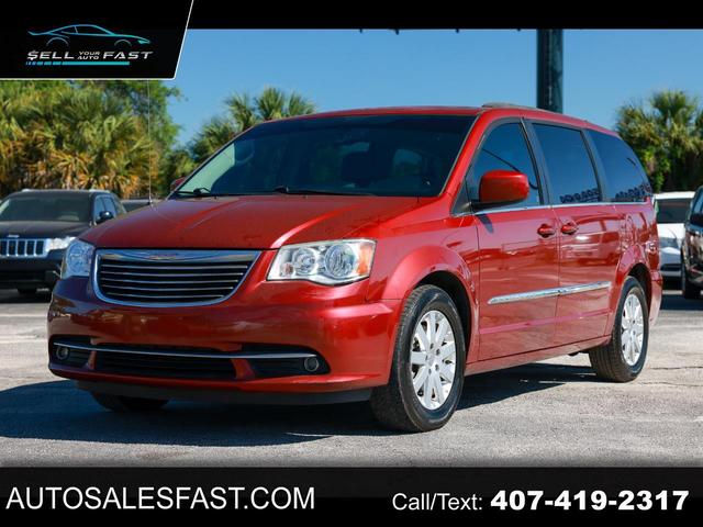 Red 2016 Chrysler Town & Country Touring FWD Minivan Front-Wheel Drive Automatic