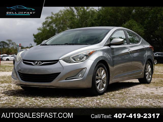 Gray 2016 Hyundai Elantra SE FWD Sedan Front-Wheel Drive Automatic