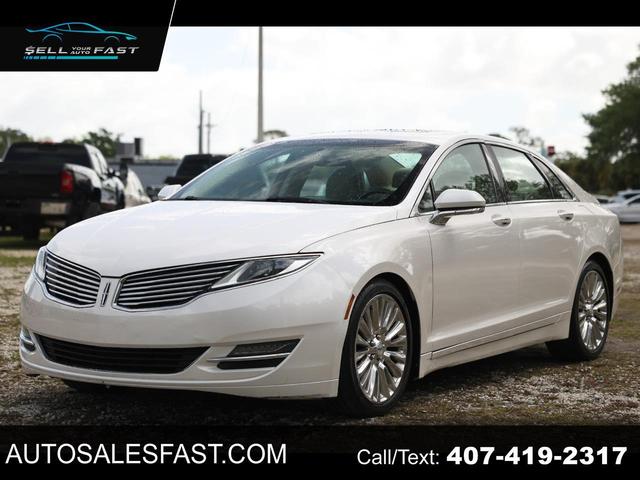 White 2013 Lincoln MKZ AWD Sedan All-Wheel Drive Automatic
