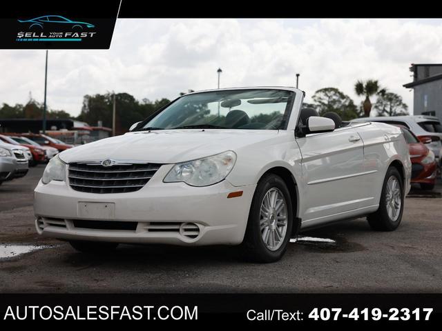 White 2008 Chrysler Sebring Touring Convertible FWD Convertible Front-Wheel Drive Automatic