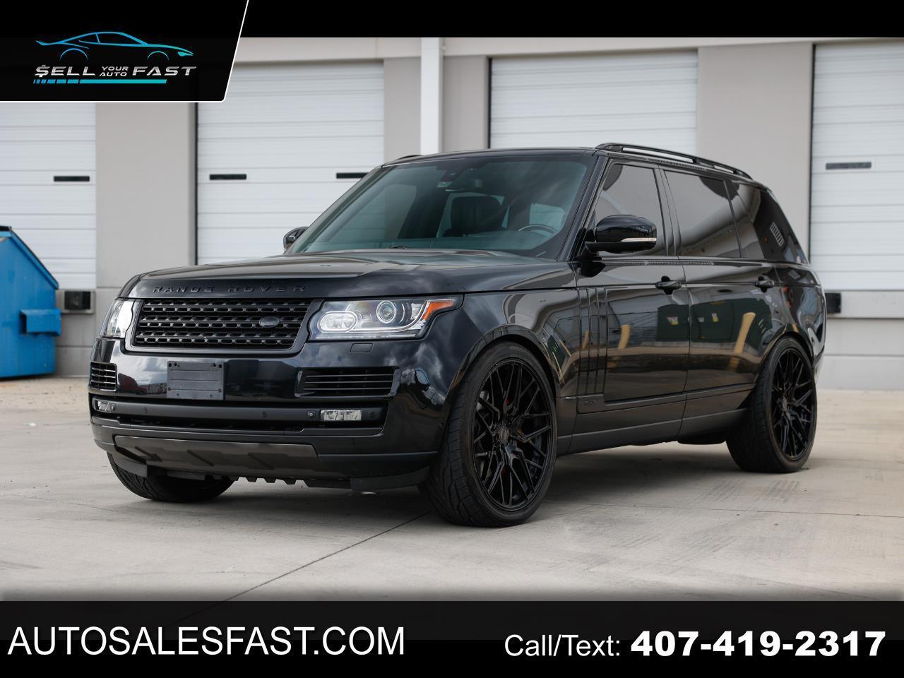 2015 Land Rover Range Rover V8 SUPERCHARGED LWB 4X4 4DR SUV