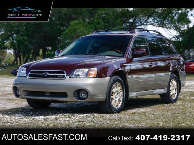 Red (MAROON) 2001 Subaru Outback H6-3.0 VDC Wagon All-Wheel Drive Automatic