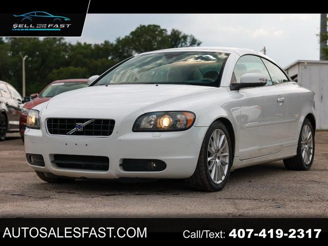 White 2008 Volvo C70 T5 Convertible Front-Wheel Drive Automatic