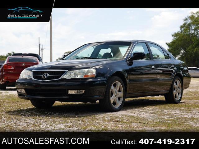 Black 2002 Acura TL Type-S FWD Sedan Front-Wheel Drive Automatic