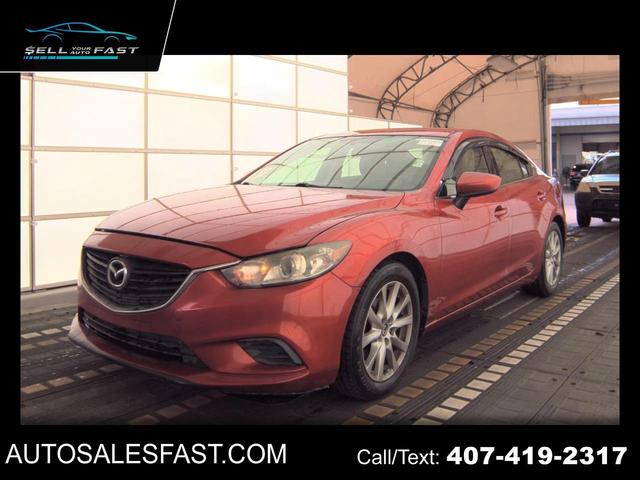 Red 2016 Mazda MAZDA6 i Sport Sedan Front-Wheel Drive Automatic