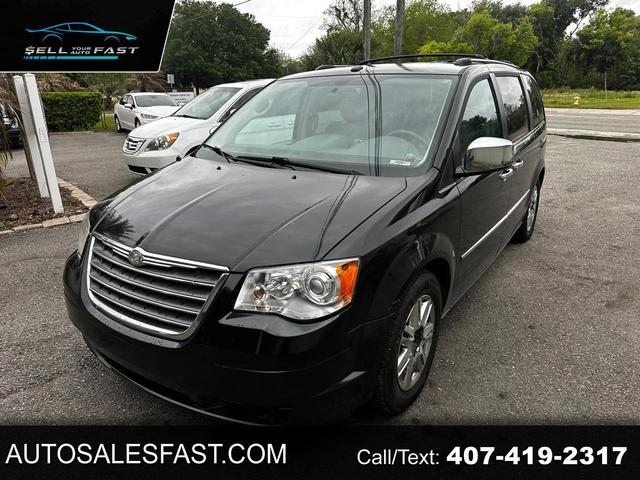 Black 2010 Chrysler Town & Country Limited FWD Minivan Front-Wheel Drive Automatic