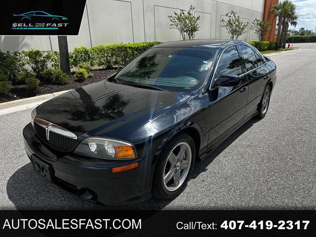 Black 2002 Lincoln LS V8 Sedan Rear-Wheel Drive Automatic