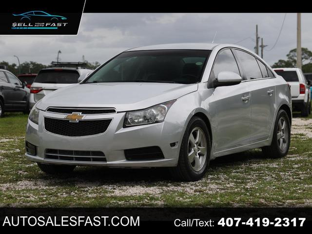 Silver 2013 Chevrolet Cruze 1LT Sedan FWD Sedan Front-Wheel Drive Automatic