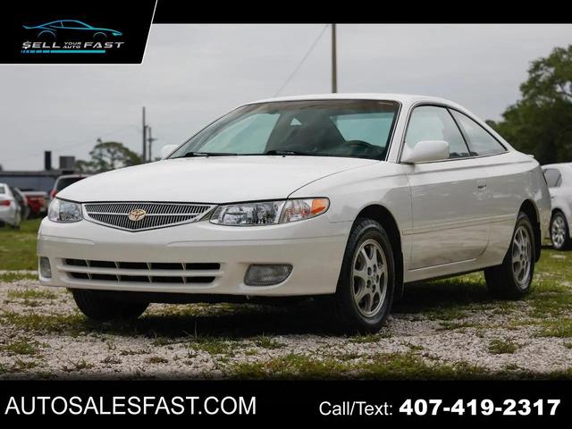White 2000 Toyota Camry Solara SE Coupe Front-Wheel Drive Automatic