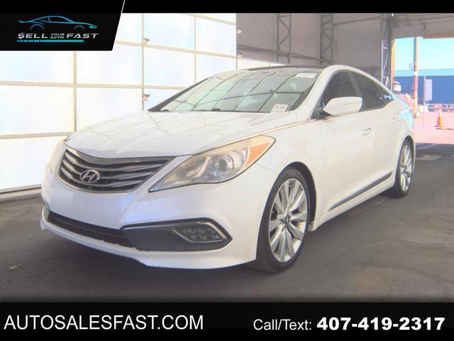White 2015 Hyundai Azera Limited FWD Sedan Front-Wheel Drive Automatic