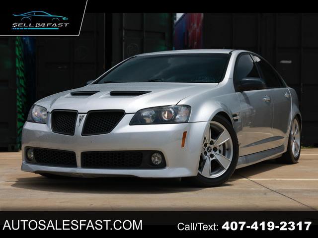 Silver 2009 Pontiac G8 Sedan Rear-Wheel Drive Automatic