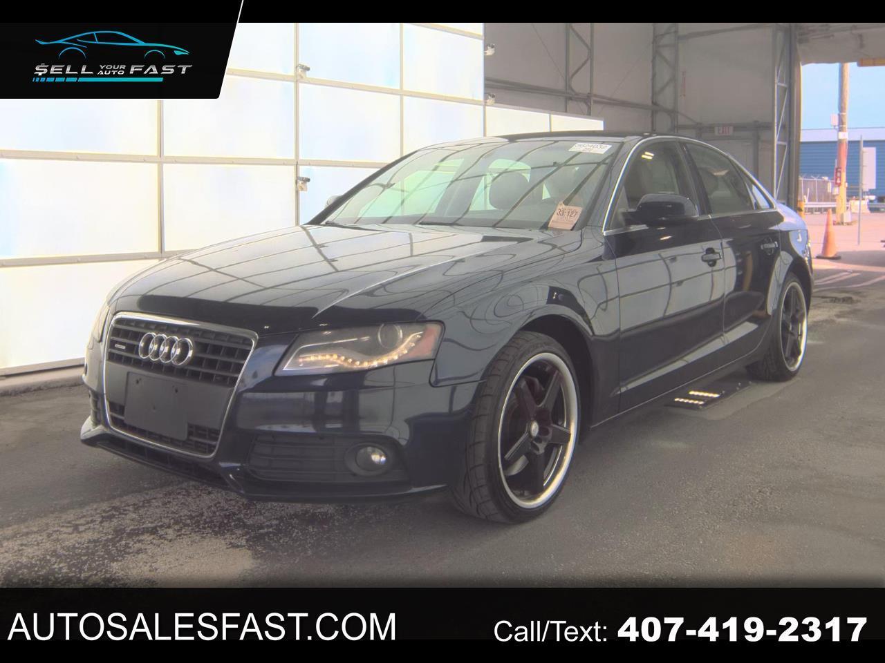 2011 Audi A4 2.0T PREMIUM PLUS 4DR SEDAN AWD